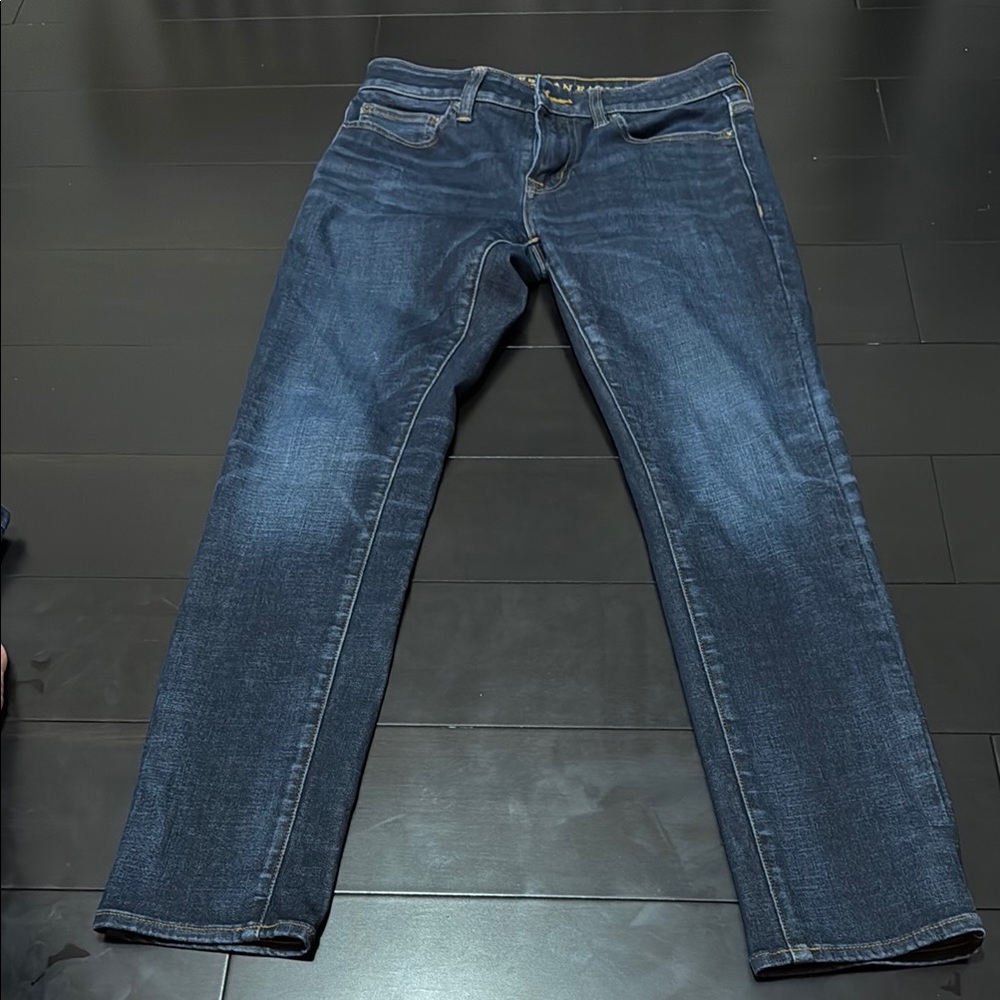 American Eagle Outfitters 29x 30 Blue Skinny Jeans